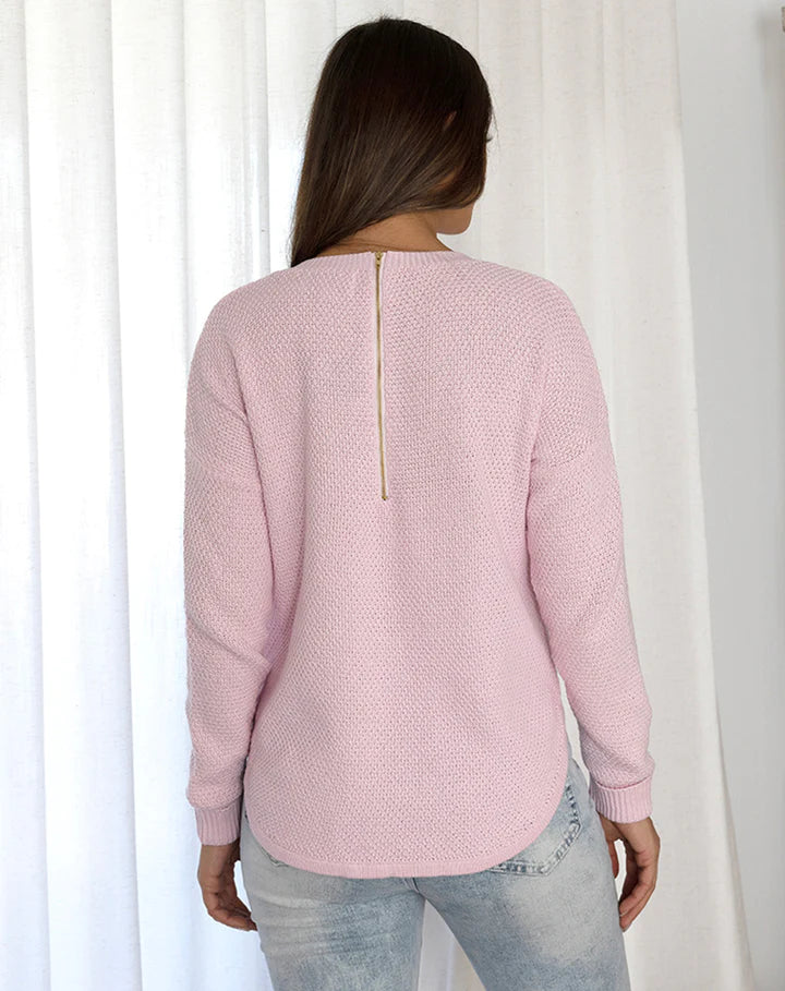 Waffle Knit Pink