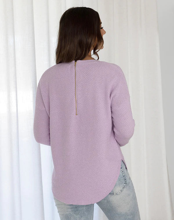 Waffle Knit Lilac