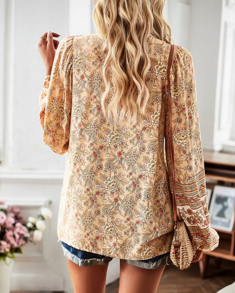 Boho hotsell floral top