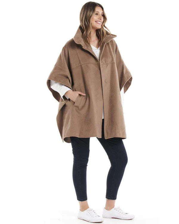 Chatham Cape Coat Beige