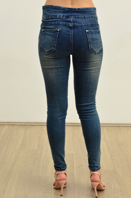 Willow Pull on Denim Jeans