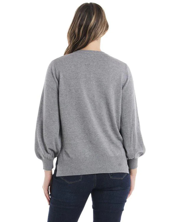 Brigetta Knit Jumper Grey